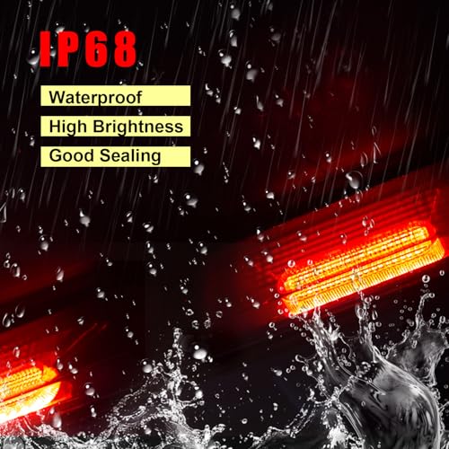 KAKABAS LED Third Brake Light Replacement Compatible with Ford Bronco 2021 2022 2023, High Mount Stop Light, Smoke Lens, Red 3rd Brake Light Cargo Light (Not Fit for Ford Bronco Raptor) - Image 4