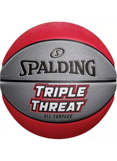 SPALDING Triple Threat Rubber Basketball  - Image 2