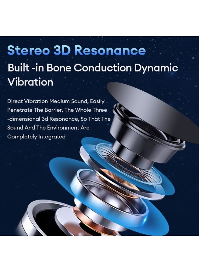 S20 Bone Conduction Bluetooth Speaker – Mini Portable Wireless Speaker with Stereo Surround Sound & Strong Bass (Bluetooth 5.3) - Image 3