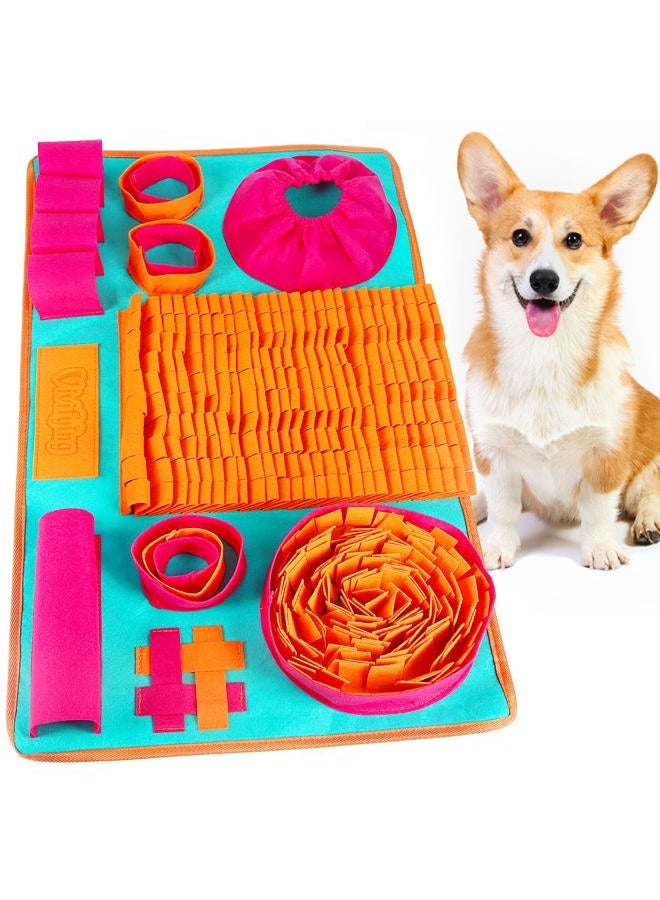 Vivifying Snuffle Mat for Dogs, Interactive Dog Enrichment Toys for Small Dogs and Cats Slow Eating and Keep Busy, Sniff Mat for Boredom and Mental Stimulation - Image 1