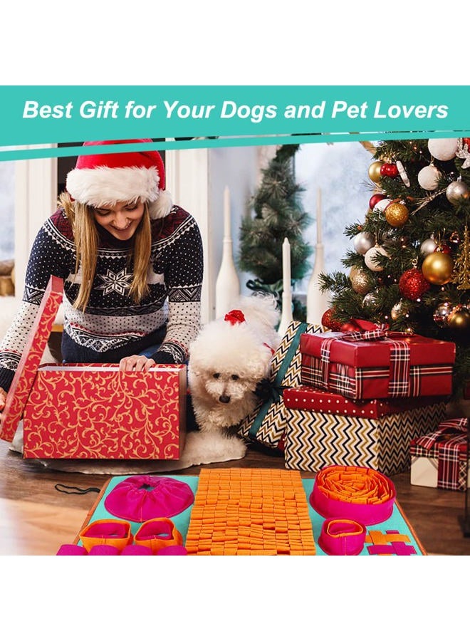 Vivifying Snuffle Mat for Dogs, Interactive Dog Enrichment Toys for Small Dogs and Cats Slow Eating and Keep Busy, Sniff Mat for Boredom and Mental Stimulation - Image 2