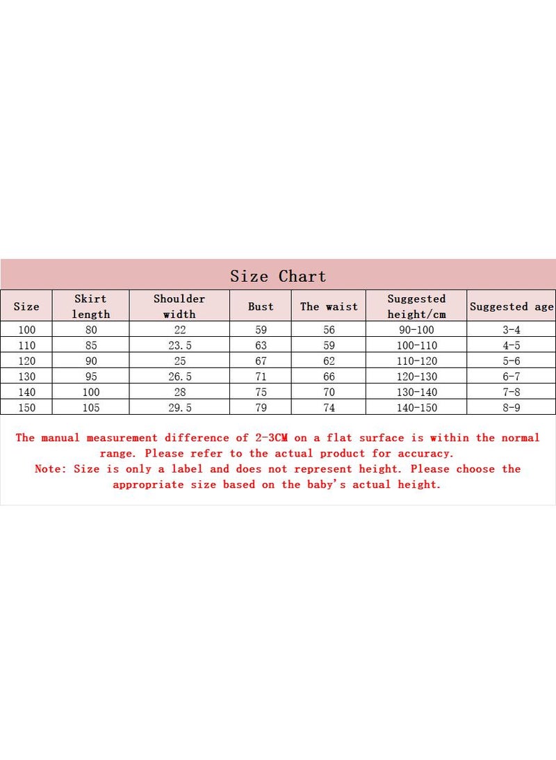 general 1 Set Of Princess Peach Toadstool Party Costume Dress For Girls With Skirt Brace Best Gift For Children'S Day - Image 2