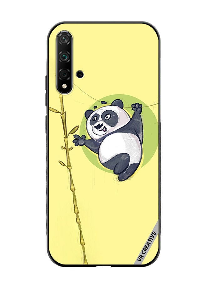 VR CREATIVE Protective Case Cover For Huawei Nova 5T Fun Panda Design Multicolour - Image 1