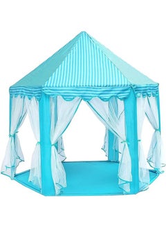 NAFEH Large Indoor and Outdoor Kids Play House Kids Tent New children's hexagonal tent indoor and outdoor tulle princess prince tent mosquito proof breathable tent  - Image 1