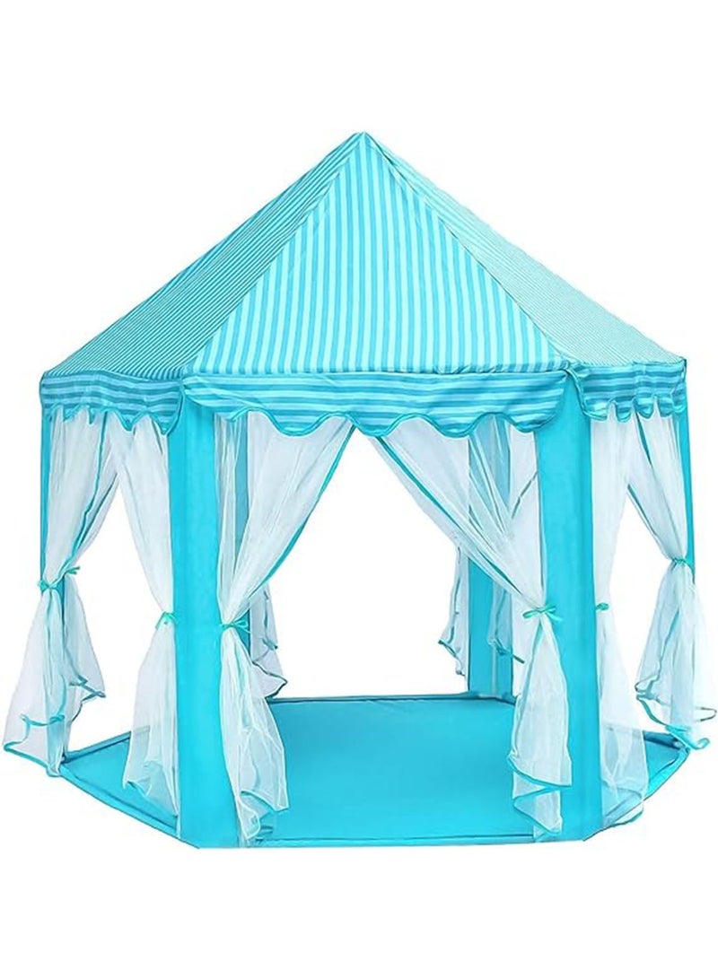 NAFEH Large Indoor and Outdoor Kids Play House Kids Tent New children's hexagonal tent indoor and outdoor tulle princess prince tent mosquito proof breathable tent - Image 1