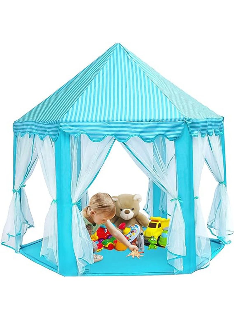 NAFEH Large Indoor and Outdoor Kids Play House Kids Tent New children's hexagonal tent indoor and outdoor tulle princess prince tent mosquito proof breathable tent - Image 5