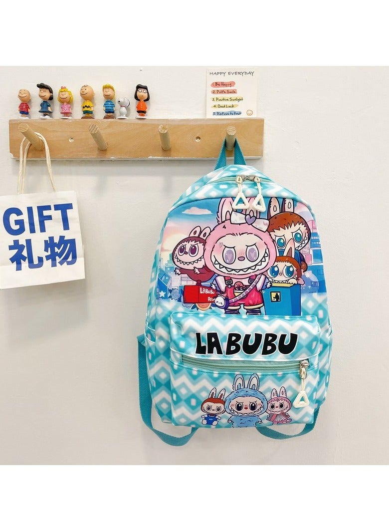 Labubu Children's Backpack New Cute Lightweight Backpack Large Capacity High Value Labubu Kindergarten Schoolbag 32*25*12CM