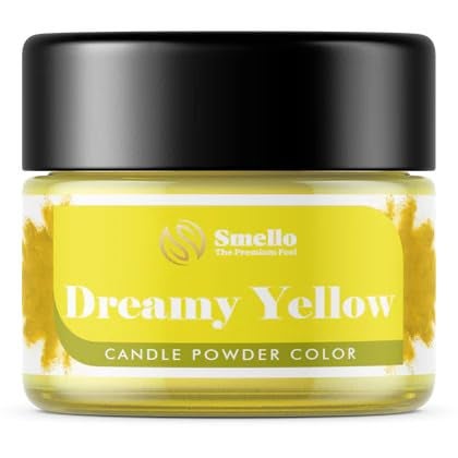 Smello's Dreamy Yellow Candle Powder Color