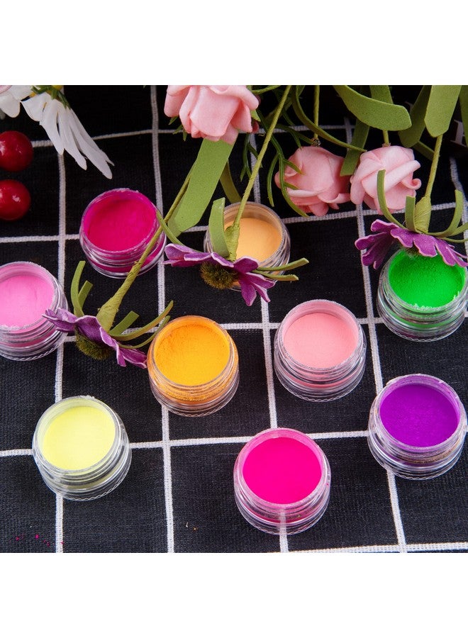 Duufin 54 Colors Pigment Nail Powder Colorful Luminous Powder Iridescent Glitter Pearlescent High Gloss Nail Powder Halo Powder Nails Pigment For Nail Art Body And Craft - Image 4