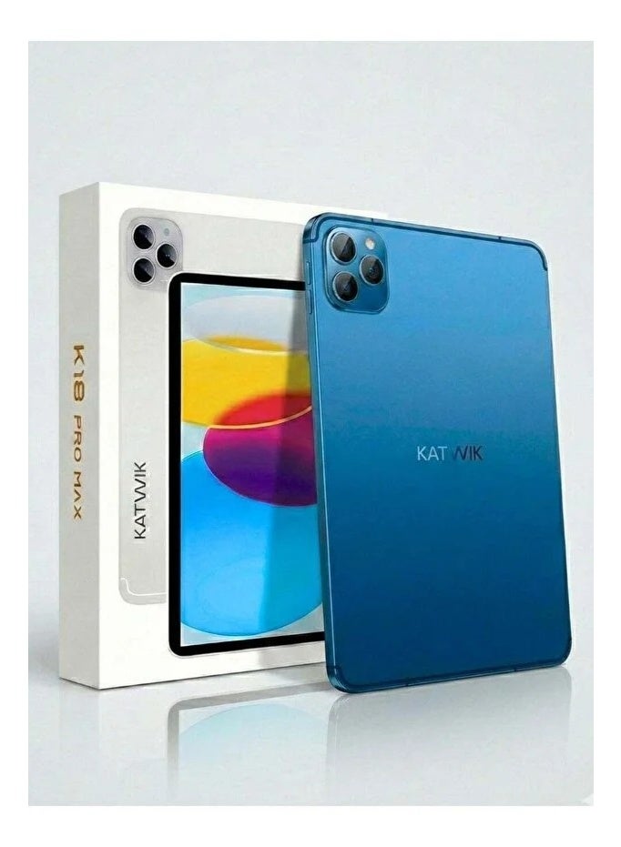 KATWIK K18 Pro Max 10.1” Smart PC Tablet | 16GB RAM | 1TB Storage | Android Tablet with Leather Case & Bluetooth Headset - Image 1