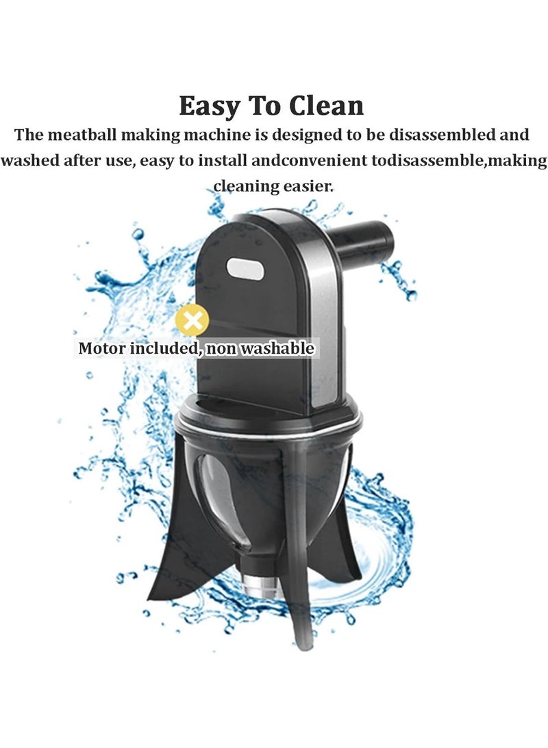 Electric Meatball Forming Machine  80W Automatic Ball Maker for Meat Vegetables Fish & Rice Balls  Home Kitchen Use - Image 3