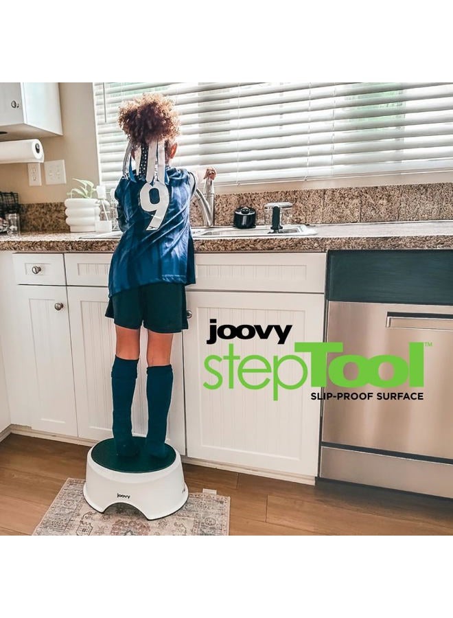 Joovy StepTool, Step Stool, Holds Up To 300 lbs, White - Image 2