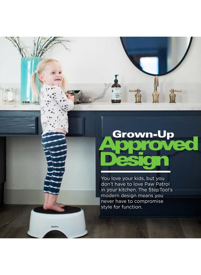 Joovy StepTool, Step Stool, Holds Up To 300 lbs, White - Image 5