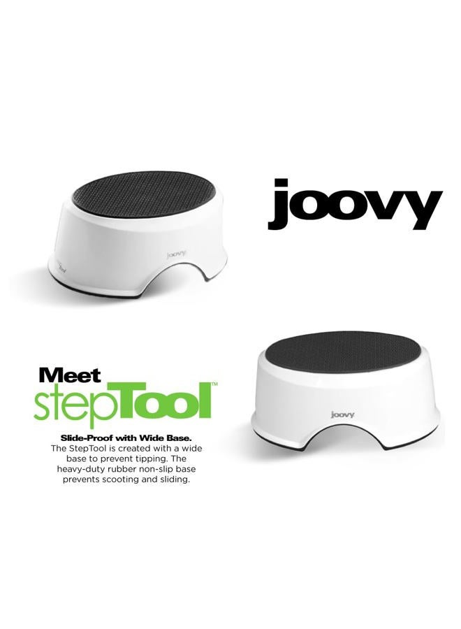 Joovy StepTool, Step Stool, Holds Up To 300 lbs, White - Image 3