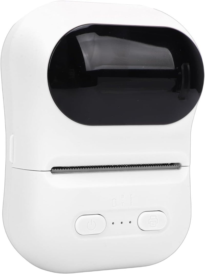 VBESTLIFE Mini Portable Thermal Printer Print Pod, Inkless Bluetooth Label Maker Machine for DIY Crafts, Journaling, Office & Home Use (White) - Image 1