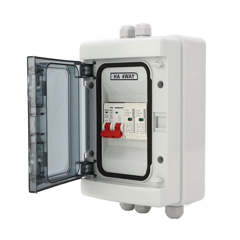 Circuit Breaker MCB Isolation Switch Protection Waterproof Distribution Box DC 500V for Outdoor 32A - Image 5