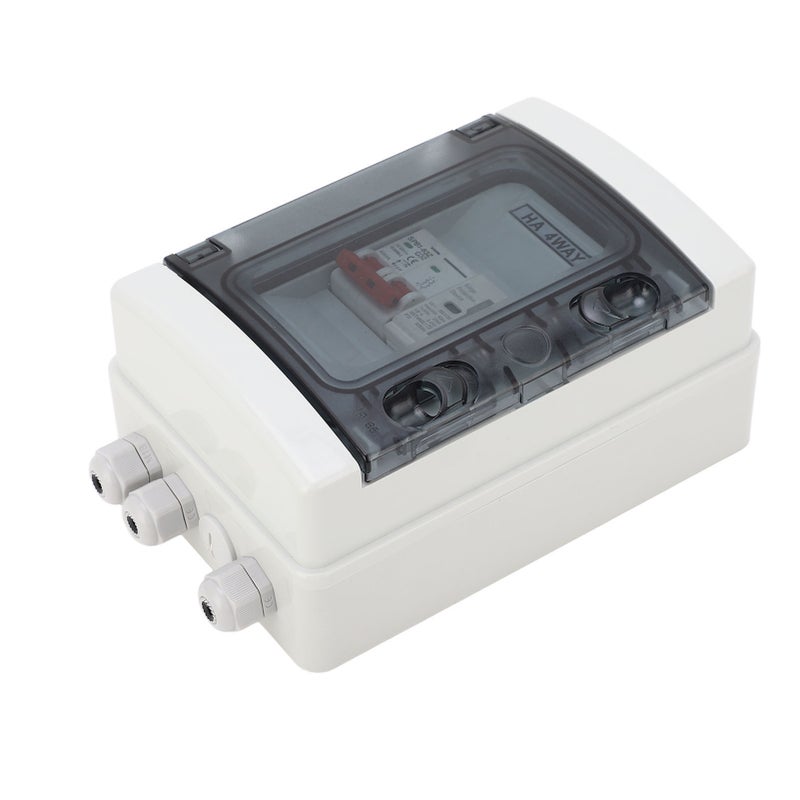 Circuit Breaker MCB Isolation Switch Protection Waterproof Distribution Box DC 500V for Outdoor 32A - Image 3