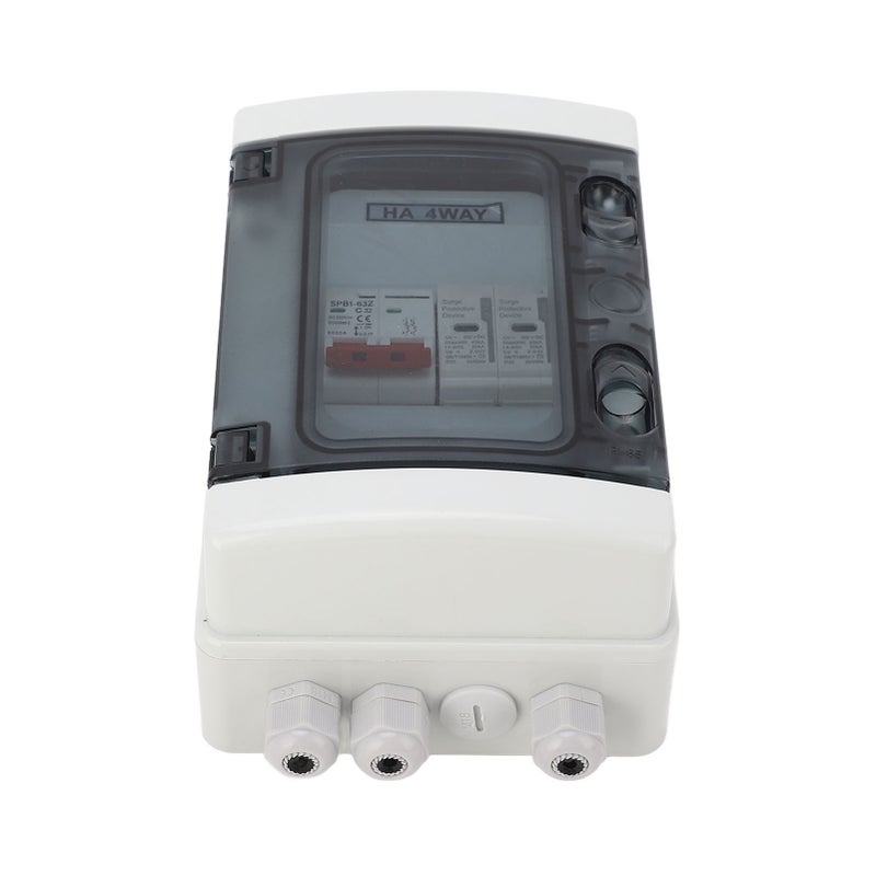 Circuit Breaker MCB Isolation Switch Protection Waterproof Distribution Box DC 500V for Outdoor 32A - Image 2