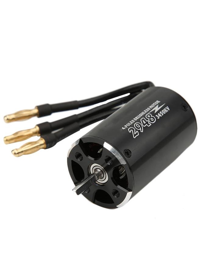 Thoraya - 3.175mm 2948 Marine Motor for SURPASS HOBBY 4 Pole Non inductive Brushless Motor(Black 3450KV) - Image 1