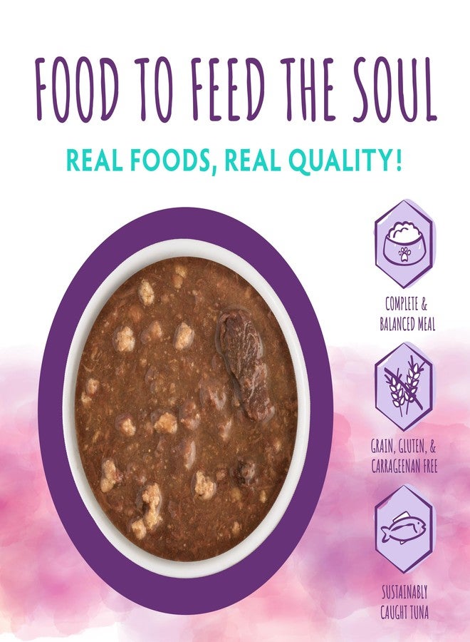 Soulistic وجبة عشاء من التونة والديك الرومي من سوليستيك، رطبة وطرية، في مرق اللحم، عبوة 8 أكياس (3 أونصة). - Image 3