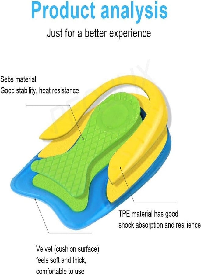 SPAREQUE Gel Heel Cups Silicone Heel Pad for Heel Ankle Pain, Heel Spur Shoe Support Pad for Men and Women Shock Cushion Pad - Image 3