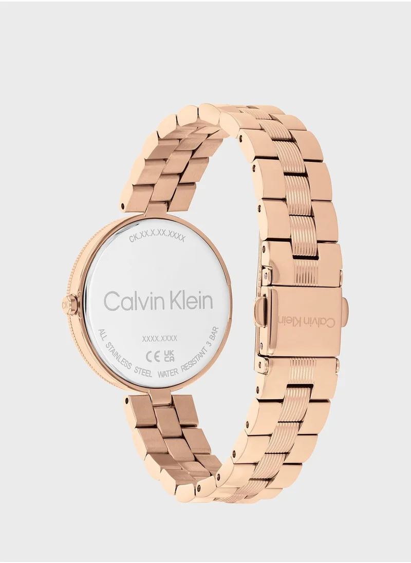 CALVIN KLEIN Steel Strap Analog Watch