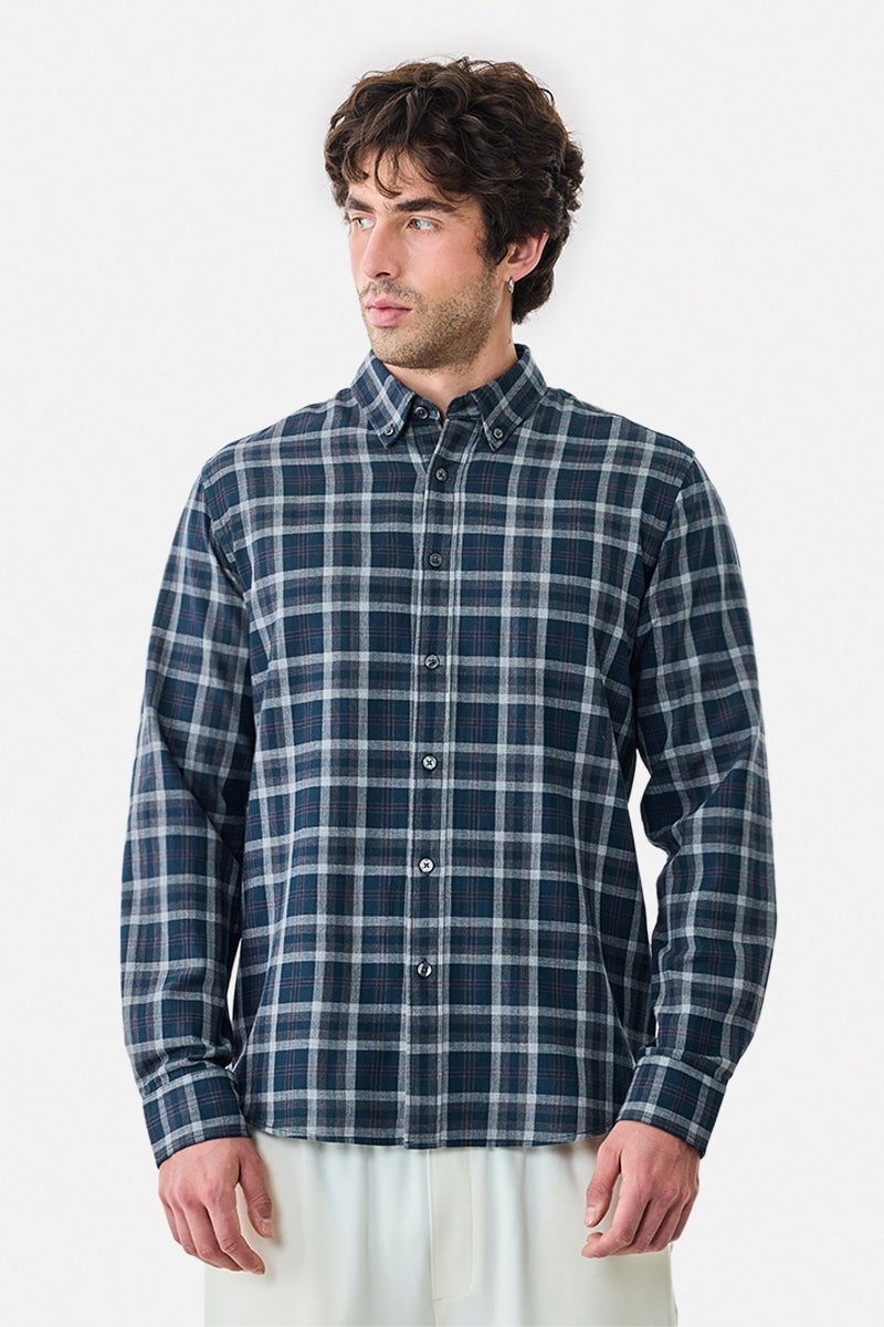 SNITCH Slim Fit 100% Cotton Checks Shirt - Image 1