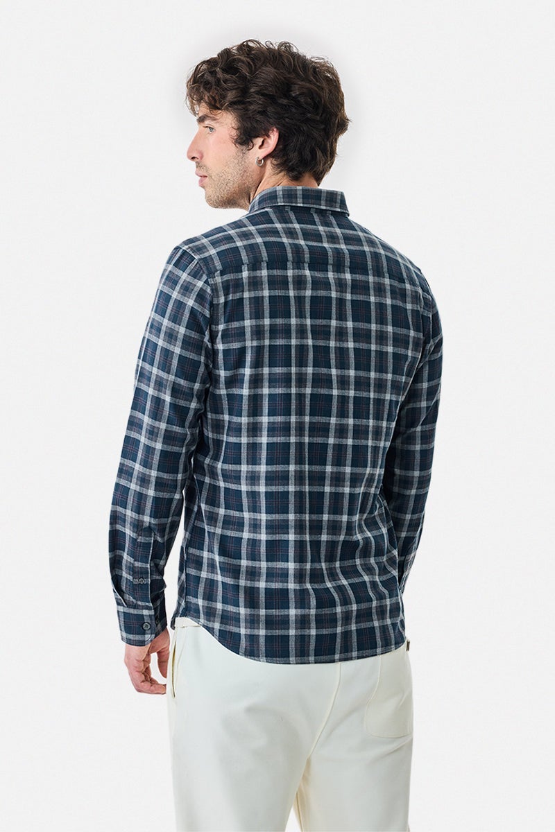 SNITCH Slim Fit 100% Cotton Checks Shirt - Image 5