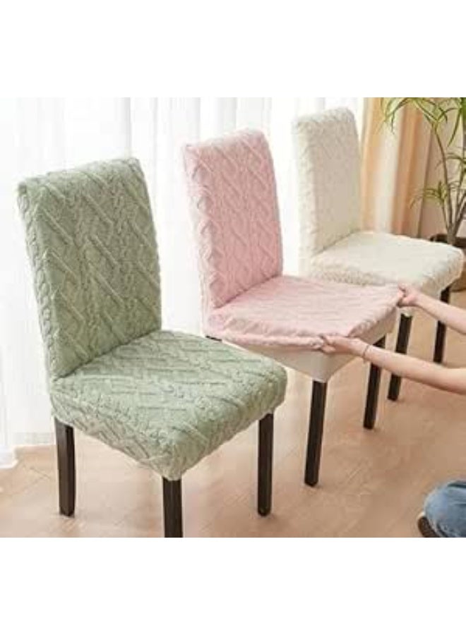 أغطية كراسي الطعام الجاكار - مجموعة من 6 كراسي - Image 1