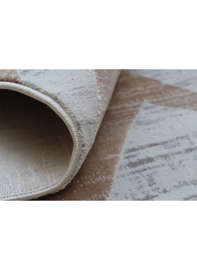 HANDPICKED FURNITURE Handpicked Furniture Geometric Grey Rug, Ultra Soft Area Carpets For Bed Room, Living Room, And Dining Room, Anti Slip Floor Carpets, Easy To Clean, Made In Turkey, Rectangle  - Image 5