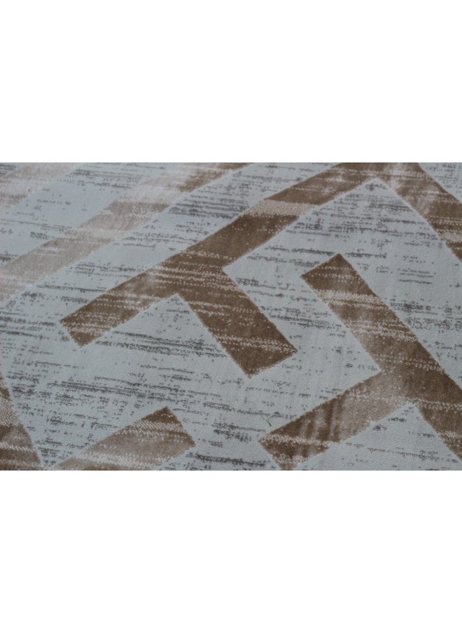 HANDPICKED FURNITURE Handpicked Furniture Geometric Grey Rug, Ultra Soft Area Carpets For Bed Room, Living Room, And Dining Room, Anti Slip Floor Carpets, Easy To Clean, Made In Turkey, Rectangle  - Image 4