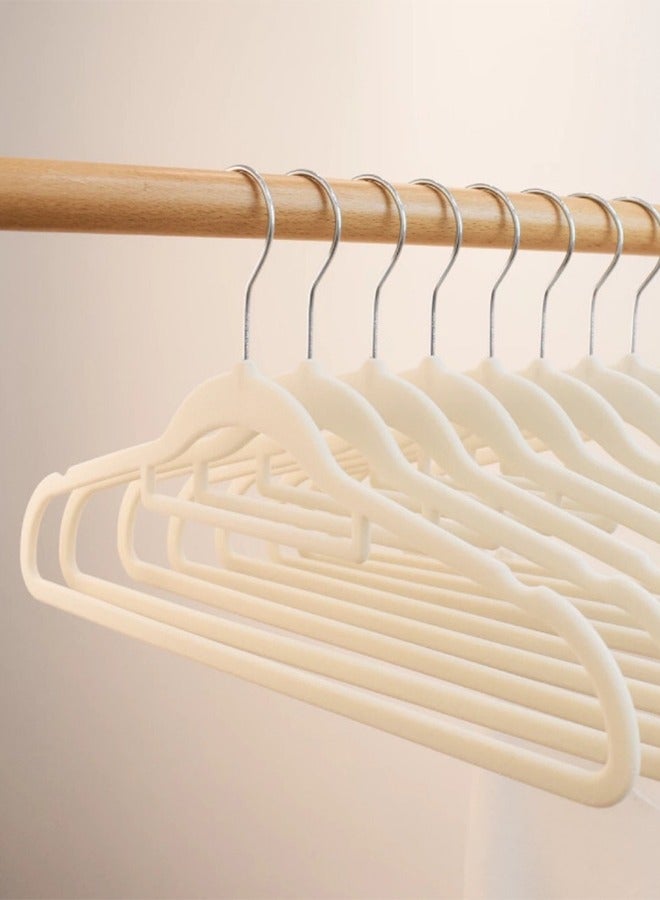 Non-slip non-marking flocked hanger 10 pcs  - Image 2