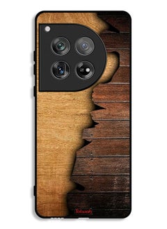 OnePlus 12 Protective Case Cover Vintage Wood Pattern