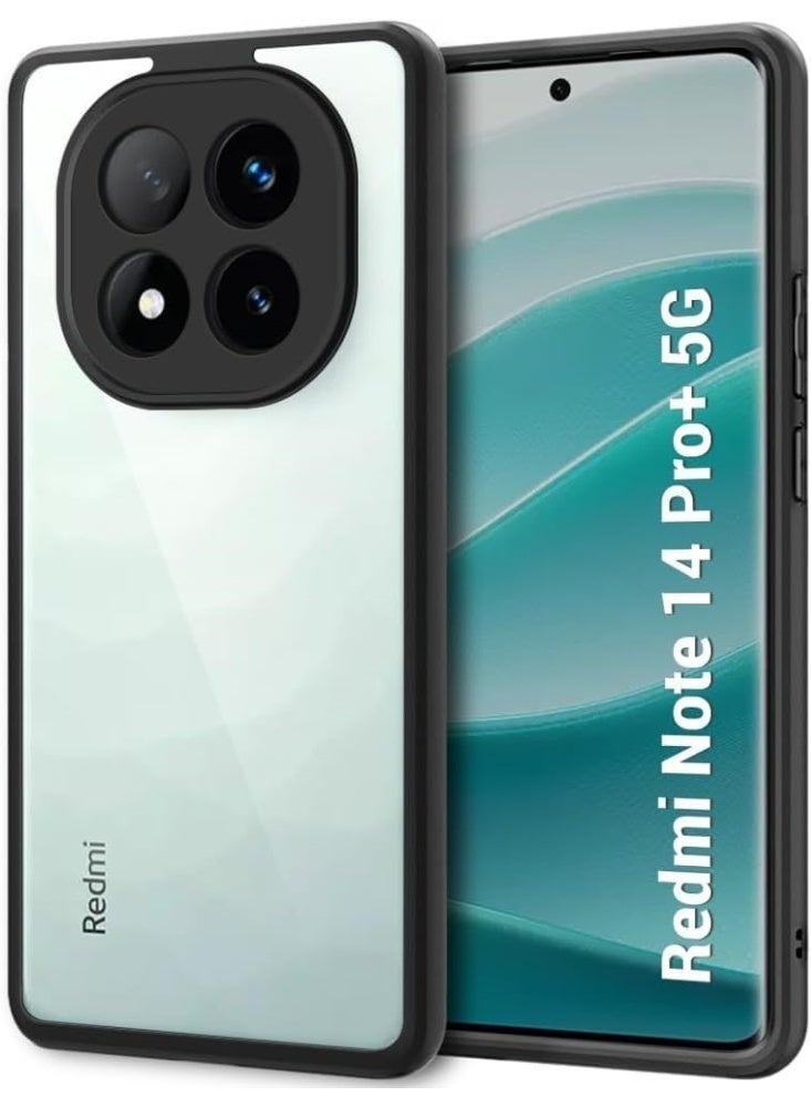 تي ام جراب TM شفاف لـ ريدمي نوت 14 برو+ / Redmi Note 14 Pro+ مضاد للصدمات بحماية الكاميرا وتصميم خفيف وأنيق - Image 1