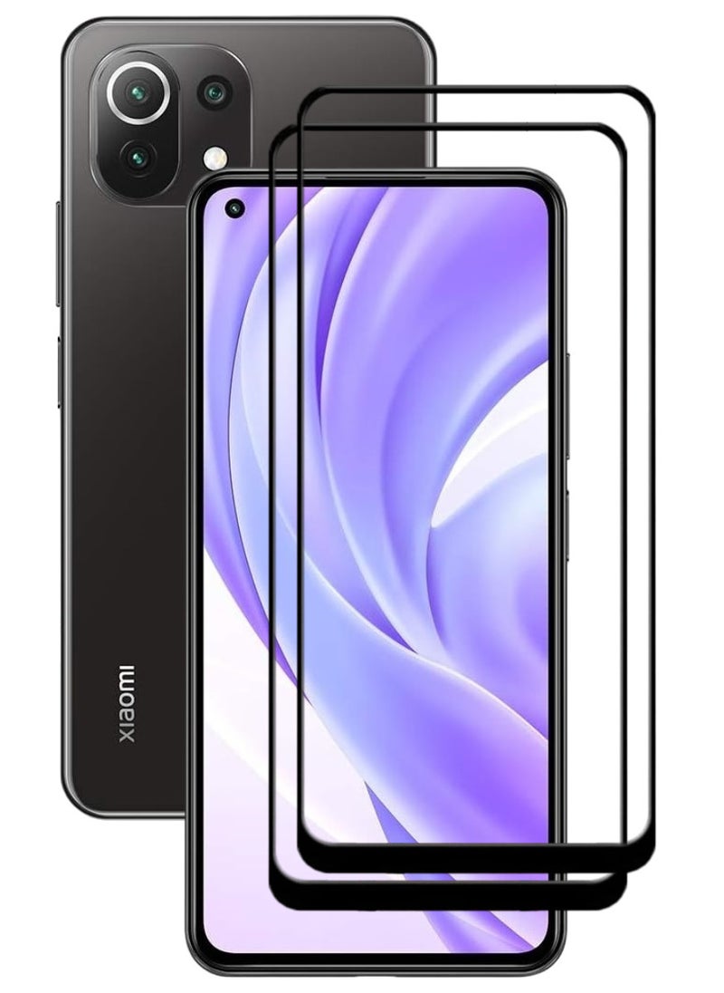 أكاليكس قطعتين، حماية شاشة،  لهاتف شاومي Mi 11 لايت، جودة ممتازة. - Image 1