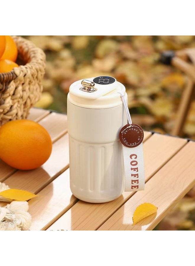 Intelligent Temperature Measuring Vacuum Cup 316 Stainless Steel Coffee Cup Portable Car Cup Accompanying Office Gift Cup