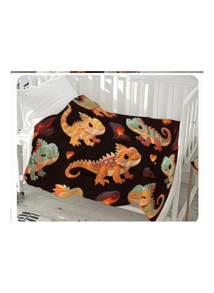 general Flannel thin blanket (warm and comfortable, suitable for sleep, gaming, dust removal and sandproof) 150cm*200cm - 625 - Image 1