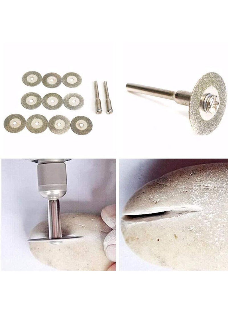 DIY Crafts DIY Crafts CTDIYHI54657 40214 Pcs Disc Discs Mandrel Diamond Cutting Wheel Cut Off Discs Coated Rotary Tools  - Image 3