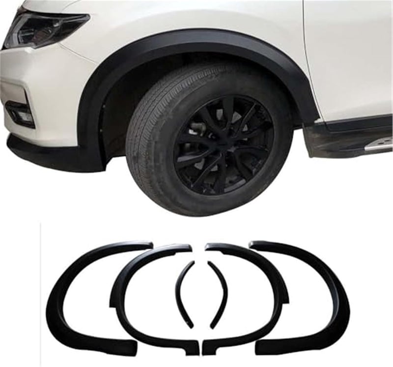 Yurefax 6pcs Matte Black Wheel Arch Fender Flares - Image 2