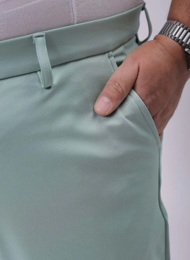 HARDSODA Men Plus Size Regular Fit Solid Mid-Rise Stretchable Chinos
