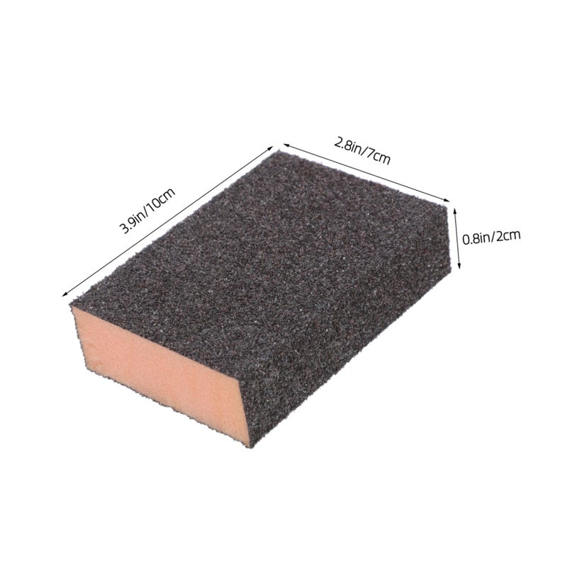 10Pcs Sanding Sponge Set Washable Reusable Hand Sanding Blocks for Metal Cookware Polishing Tight Spaces DIY Projects - Image 3