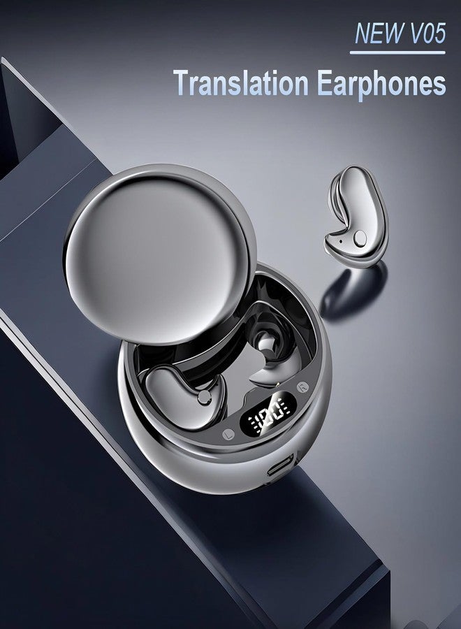 Yoidesu Language Translator Earbuds Two Way Translation, Real Time Translator Headset with 144 Languages, Bluetooth Online Translator Earbuds for Travel Business Learning, Touch - Image 2