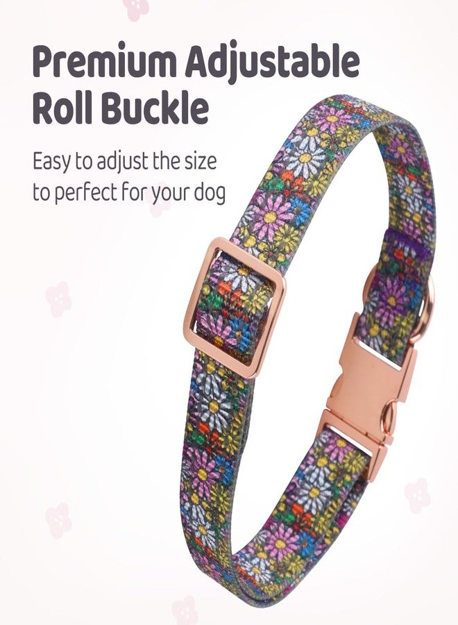 كيوكيو بيتس طوق كلاب عاكس من QQPETS مزود بإبزيم معدني، طوق نايلون قابل للتعديل، هدية مثالية للكلاب الصغيرة والمتوسطة والكبيرة من الجنسين. - Image 4