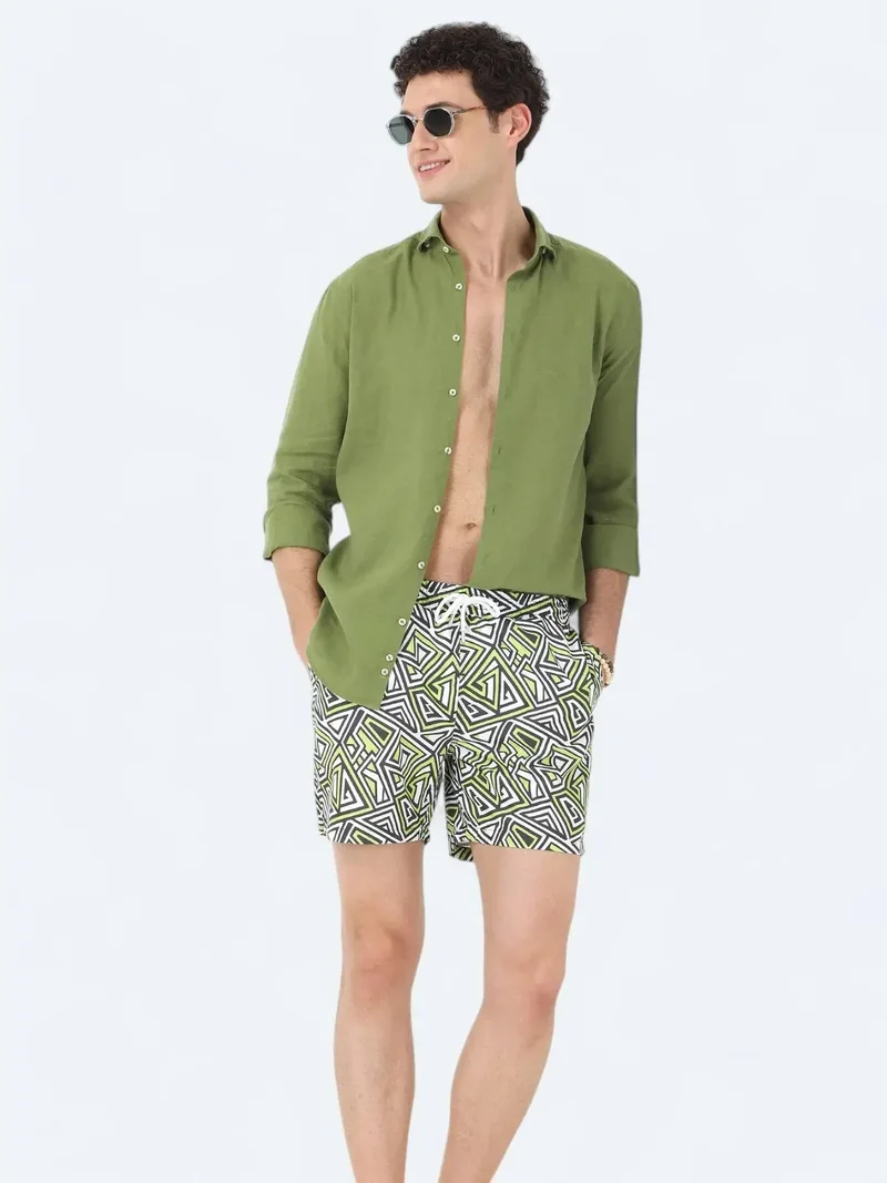 كيب ملابس سباحة خضراء