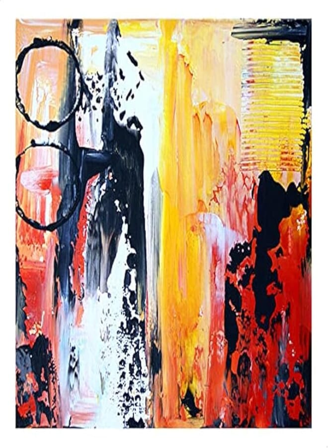 Laser Printed Abstract Wall Art -130x130 cm - 2724743867703 