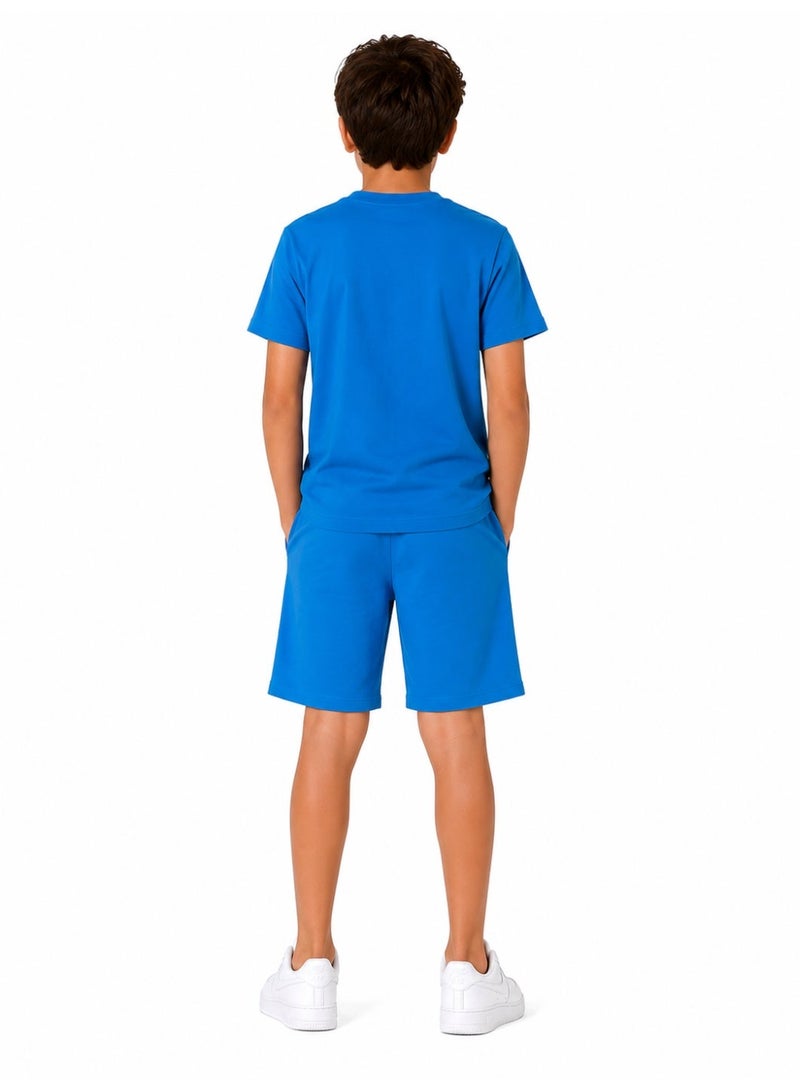 Caesar Boys' 2-piece set: short-sleeved T-shirt and shorts. - Image 2