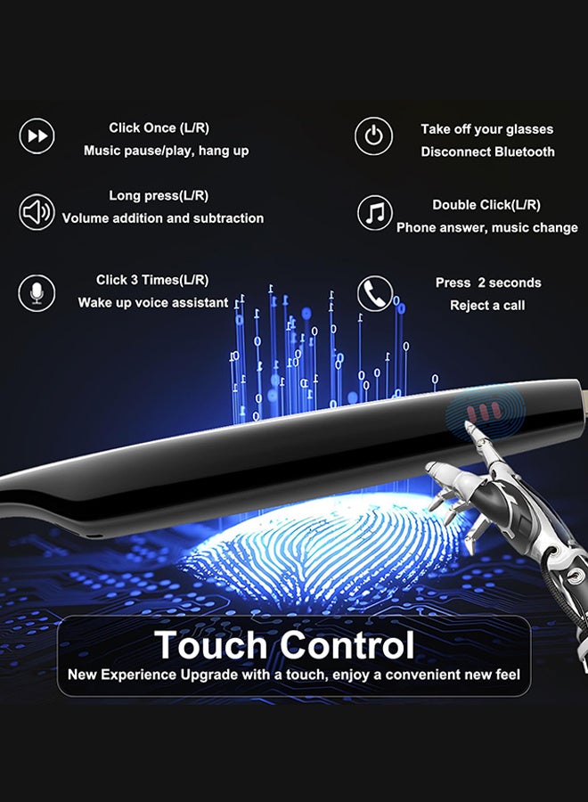 HYUNDAI Color-Change Lens Smart Glasses, One for Multipurposes Bluetooth Speaker with AI - Casual, Office, Outdoor Sports UV Protection, UV400 Polarized Sunglasses, Real-Time Translation in 128 Languages, Music, Phone Calls & AI Chat - Image 4