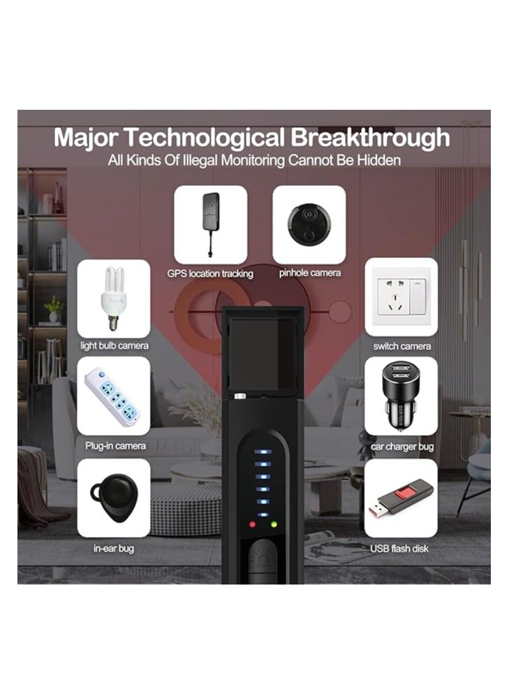 Hidden Camera Detector - Anti-Spy Device, Bug Detector, GPS  locationTracker Finder, RF Wireless Signal Scanner, Hidden Camera & Listening Device Detector for Home, Office, and Travel  - Image 5