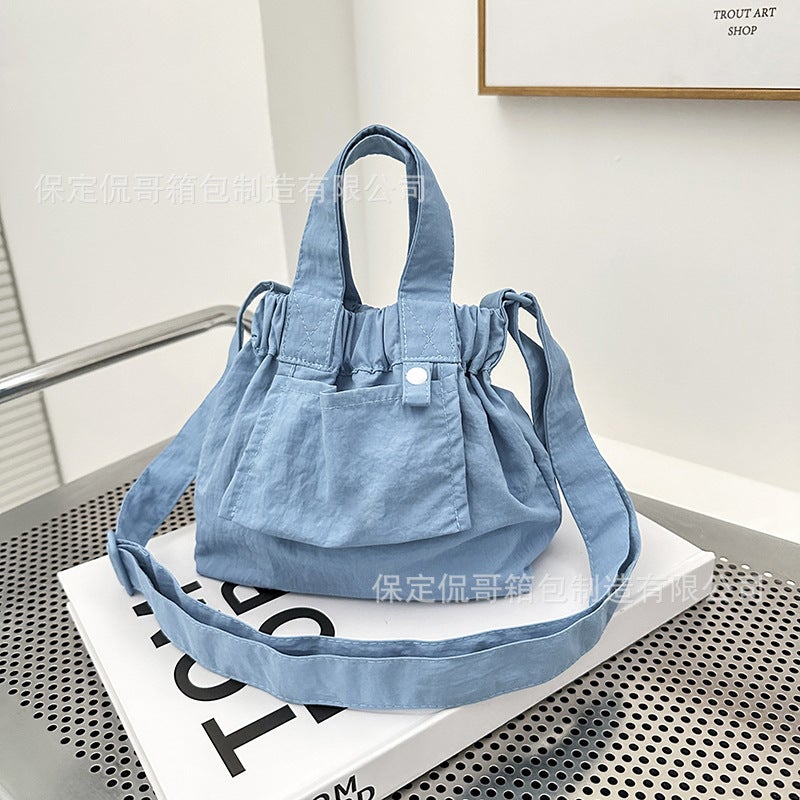 Mini Color-Block Nylon Tote Bag - Image 4