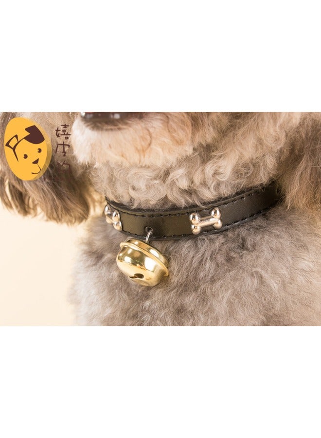 Petsary PETASRY | Pet Collar Adjustable Wear-resistant Soft Bone Patterns Pet Cat Dog Bell Collar Pet Supplies - Image 3
